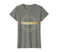Triumph Laurel Wreath Logo T-Shirt, Women, Olive Heather, X-Small