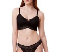 Triumph Women's Bra Lift Smart Padded Push Up - Black Polyamide - Size D Cup