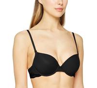 Triumph Womens Lovely Micro Whum Push-up Bra, Black, 34B UK
