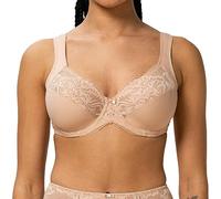 Triumph Women's Modern Lace+Cotton W02 Bra, Neutral Beige, 40C
