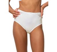 Triumph Modern Lace Cotton Maxi Brief - White - S - 10