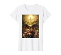 Triumph of Christianity Over Paganism Gustave Dore 1865 Value Graphic T-Shirt, Women, White, L