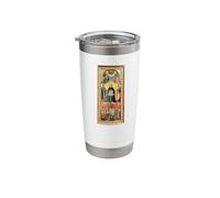 Triumph of Saint Thomas Aquinas Traini Altarpiece Art Design Stainless Steel Insulated Tumbler