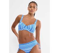 Triumph Printed Wired Bikini Top (B-F) Light Blue