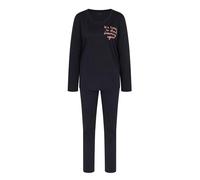 Triumph Womens Pk 03 Lsl X Pajama Set, Black, 42 UK