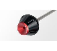 Triumph Sprint ST 1050 2005-2009 RD Moto Front Axle Spindle Sliders With Rod PV2 Blk/Red