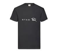 Triumph Stag T-Shirt Classic British Car Enthusiast Official Licenced Product (UK, Alpha, L, Regular, Regular, Black)