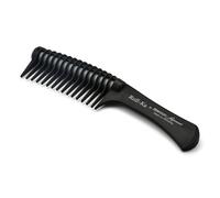 Hercules Sägemann NYH Roll-Ka Anti Splicing Hair Comb, 9-Inch Length, Black/Grey