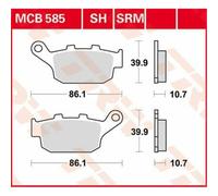 Triumph TIGER 800 ABS 2011-2014 TRW Ceramic Brake Pads MCB585
