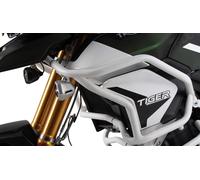 Hepco Becker Solid Triumph Tiger 850 Sport 21 5097613 00 03 Tubular Engine Guard White