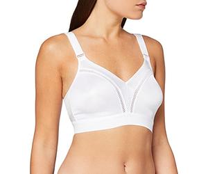 Triumph Triaction Womens Workout N Sports Bra, White, 38B UK