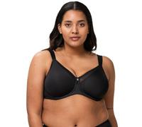 Triumph Bra True Shape Sensation W01 Minimizer Plunge High-Apex Seamless Black 32DD