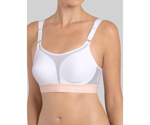 Triumph Womens 10163839 Triaction Extreme Lite Sports Bra - White Elastane - Size 38D