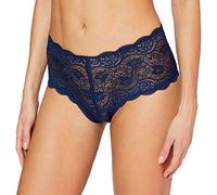 Triumph Amourette 300 Deep Water Blue Floral Lace Maxi Full Brief - 12, DEEP WATER