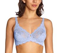 Triumph Women's Amourette 300 W Everyday Bra, Blue (Twilight Blue), 34H