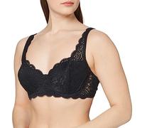 Triumph Womens Amourette 300 WHP Half Cup Padded Bra - Black - Size 32D