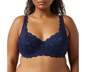 Triumph Women's Amourette 300 WHP X, Wired Padded Bra, DEEP WATER