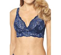 Triumph Women's Amourette Charm N Non-Wired Wireless Bra, Multicolour (Blue - Dark Combination M), 34DD (Manufacturer Size: 75E)