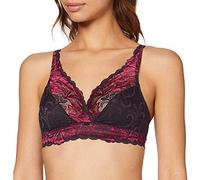 Triumph Women's Amourette Charm Xmas N Wireless Bra Not Applicable, Multicolour (Red - Dark Combination M), 36C (Manufacturer Size: 80)
