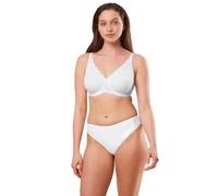 Triumph Amourette W01 Wired Minimiser Bra - White, White, Size 40E, Women White