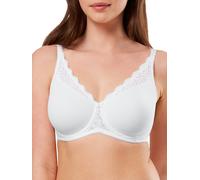 Triumph Amourette W01 Wired Minimiser Bra - White, White, Size 38E, Women White