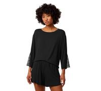 Triumph Women's Aura Spotlight Shorts Pajama Bottom, Black, 18