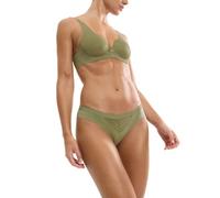 Triumph Women's Aura Spotlight T Brazilian Briefs, Olive Gold, 18