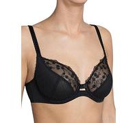 Triumph Women's Beauty-Full Couture W Wired Floral Everyday Bra, Black, 32DD