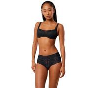 Triumph Women's Body Make-Up Illusion Lace Balconette Bra, Black, 34DD