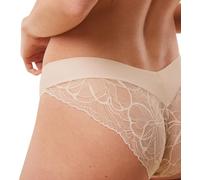 Triumph Women's Body Make-Up Illusion Lace Highleg Tai Underwear, NUDE BEIGE,