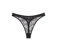 Triumph Womens Bright Spotlight High Leg String, Black, 10 UK