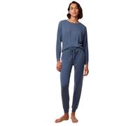 Triumph Women's Comfort Cozy Trouser Pajama Bottom, Crown Blue, 10