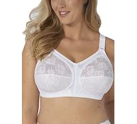 Triumph Womens Doreen Bra Size 40F in White Lace Non-Padded Non-Wired