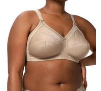 Triumph Womens Doreen + Cotton 01 N Non Wired Full Cup Bra - Beige - Size 38E