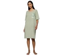 Triumph Women's Endless Comfort NDK SSL 10 Co/Md Night Shirt, Multicoloured (Green-Light Combination), 18