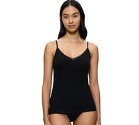 Triumph Womens Feel of Cotton Spaghetti Top Undershirt, Black, 22 UK