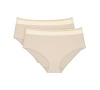 Triumph Women's Feel of Modal Midi 2p Underwear, Creamy Dream, M