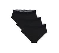 Triumph Women's Feel of Modal Midi 3p Underwear, Black, S