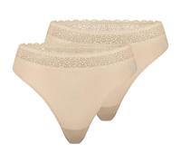 Triumph Women's Feel Of Modal String 2p UNDERPANTS, beige, S