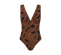 Triumph Women's Flex Smart Summer OP 05 pt One Piece Swimsuit, Brown-Dark Combination, 02