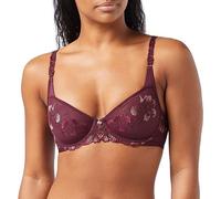 Triumph Women's Freesia Florale W Bra, Opaque Inches, Deep Burgundy, 36E
