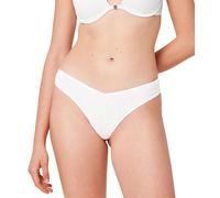 Triumph Womens Harmony Spotlight High Leg Brazilian Underwear, White, 10 UK