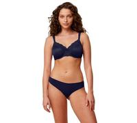 Triumph Women's Lovely Micro Brazilian String Underwear, Dark Blue, M
