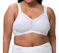 Triumph Womens Modern Lace+Cotton N Bra, White, 48C UK