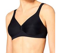 Triumph Womens Modern Soft+Cotton Non-Wired Bra - Black Polyamide - Size 44B