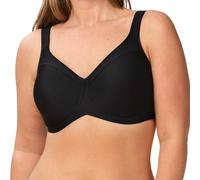 Triumph Women's Modern Soft+Cotton W01, Minimizer bra, BLACK
