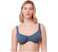Triumph Womens Natural Spotlight Moulded Bra - Blue Fabric - Size 36B