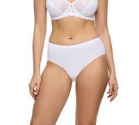 Triumph Women's Sense of Cotton Midi Briefs, White, 10