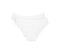 Triumph Women's Sense of Cotton Tai 2p Briefs, White, 22