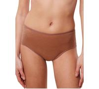 Triumph Womens Signature Sheer Maxi Brief - Beige Polyamide - Size Medium